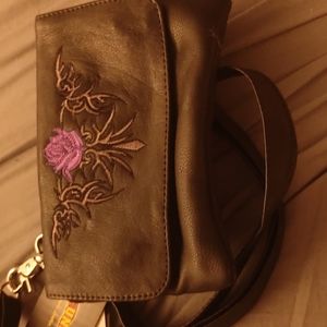 Leather crossbody bag
